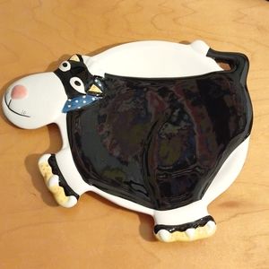 Vintage Crazy Cat/Dog Platter